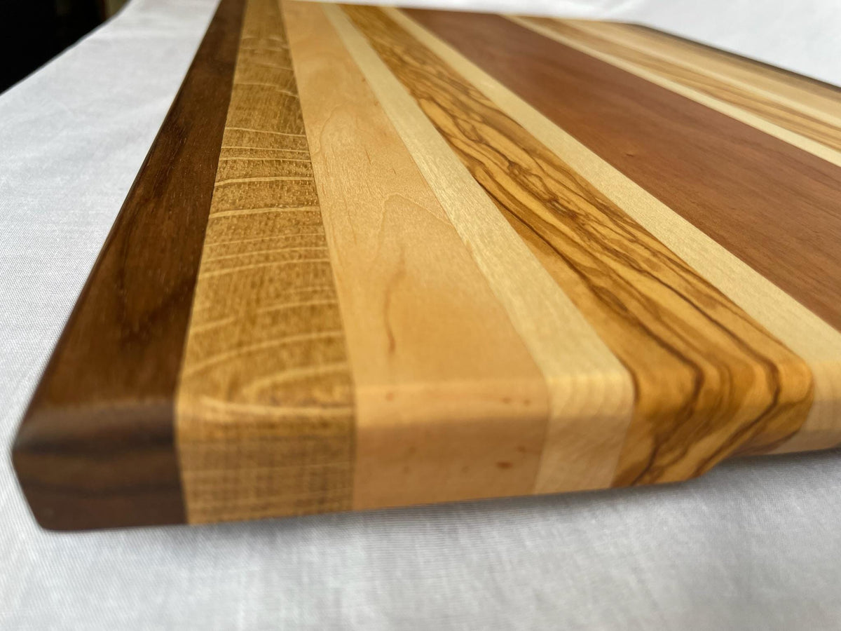 Large Charcuterie Board, Six Wood Serving Board, Handmade in the Netherlands