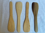 Handmade Wooden Spatula Set of 4 — Alder Maple Walnut Kitchen Cooking Utensils