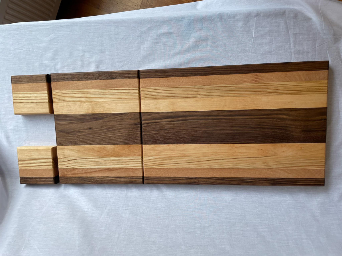 Phoenix Wood Coasters Set of 4 — Handmade Walnut Beech Ash Alder Drink Coasters