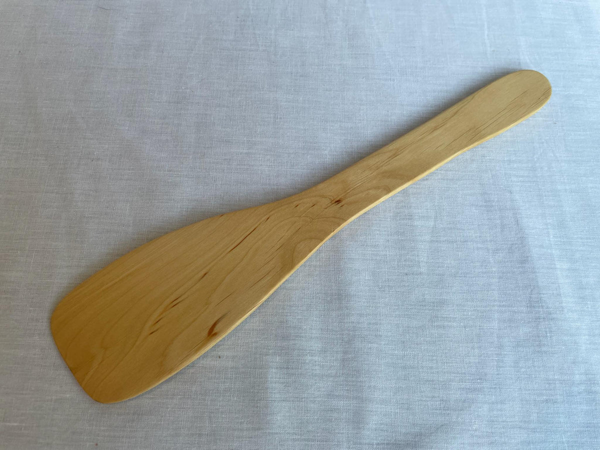 Handmade Wooden Spatula Set of 4 — Alder Maple Walnut Kitchen Cooking Utensils