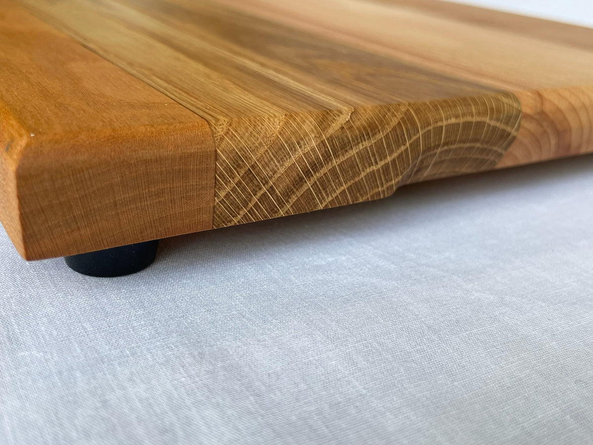 Dutch Cherry, Oak and Beech Cutting Board, Handmade in the Netherlands