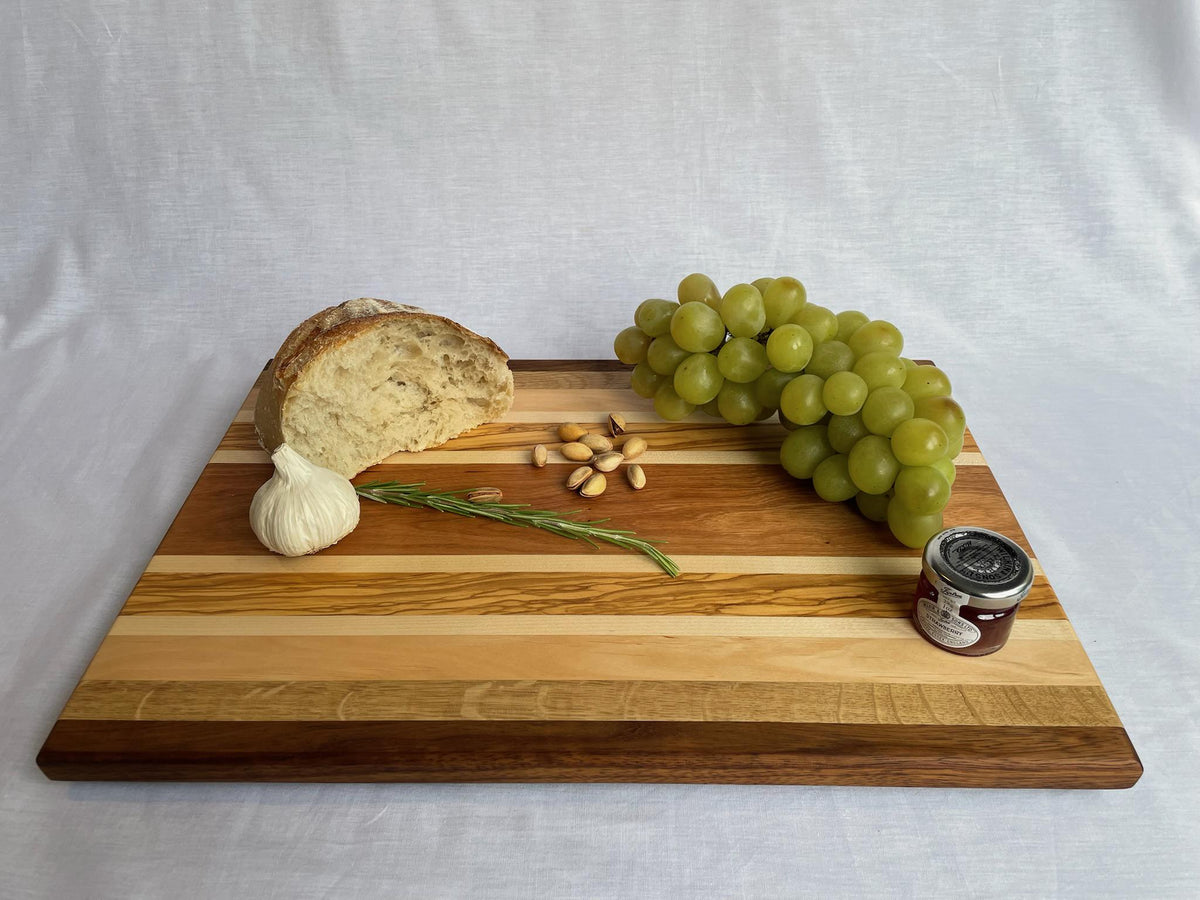 Large Charcuterie Board, Six Wood Serving Board, Handmade in the Netherlands