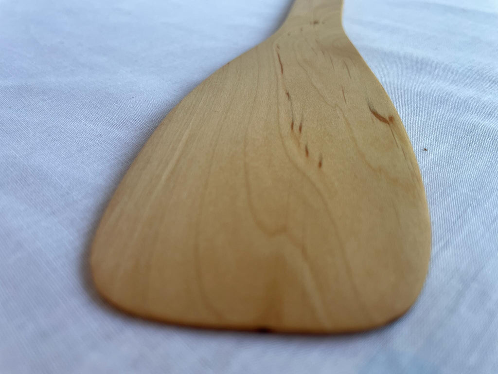 Handmade Wooden Spatula Set of 4 — Alder Maple Walnut Kitchen Cooking Utensils
