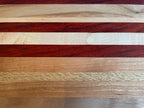 Sunset Handmade Wood Cutting Board — Walnut Oak Maple Padauk Ash, Charcuterie Serving