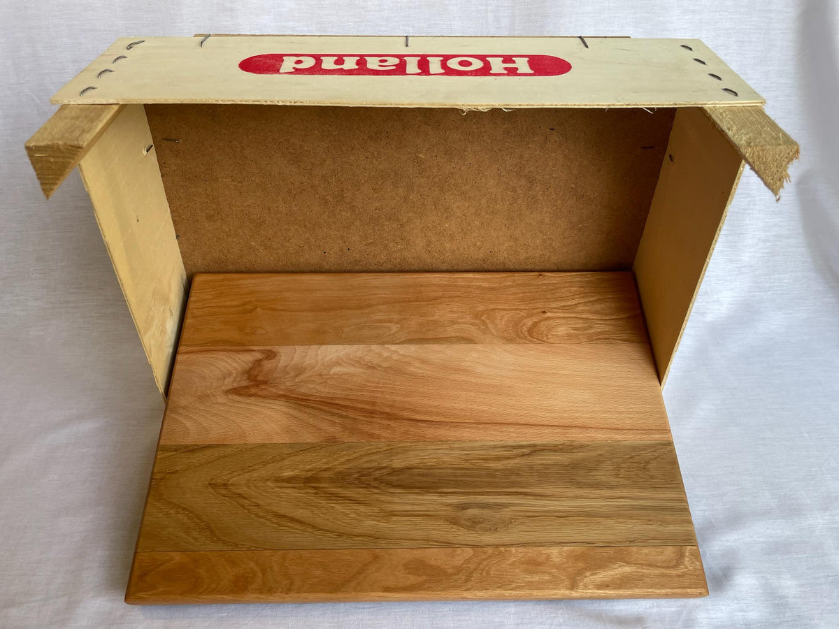 Dutch Cherry, Oak and Beech Cutting Board, Handmade in the Netherlands