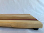 The Square One — Handmade Square Wood Cutting Board, Maple Oak Padauk, Charcuterie Serving