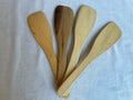 Handmade Wooden Spatula Set of 4 — Alder Maple Walnut Kitchen Cooking Utensils