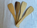 Handmade Wooden Spatula Set of 4 — Alder Maple Walnut Kitchen Cooking Utensils